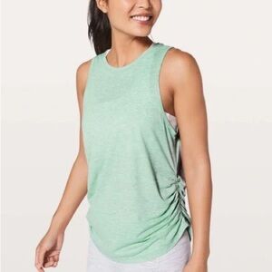 Women's Green Sleeveless Top